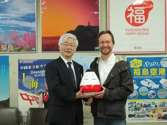 Thomas Köhler und Kaoru Ookawara (Fukushima Prefectural Government, Director General for Tourism)