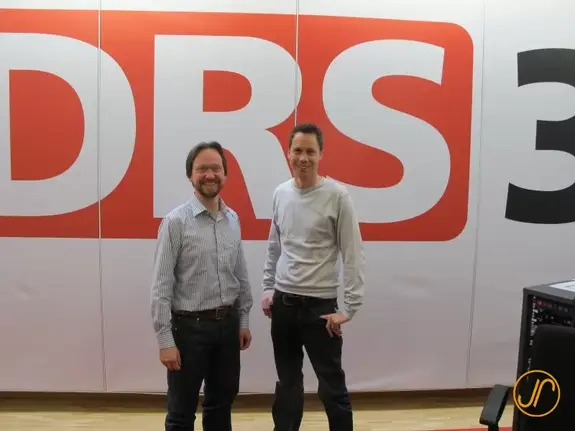 Thomas Köhler und Mario Torriani vom Radio SRF 3