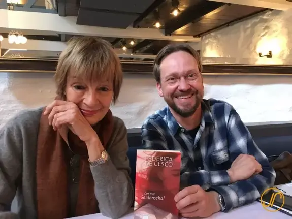 Thomas Köhler und Bestsellerautorin Federica de Cesco
